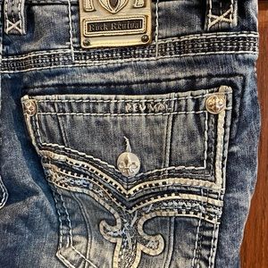 Mens Rock Rival Jeans, Boot cut, 36x32